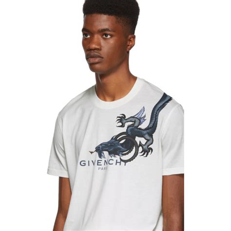 Givenchy: White Capricorn Dragon T